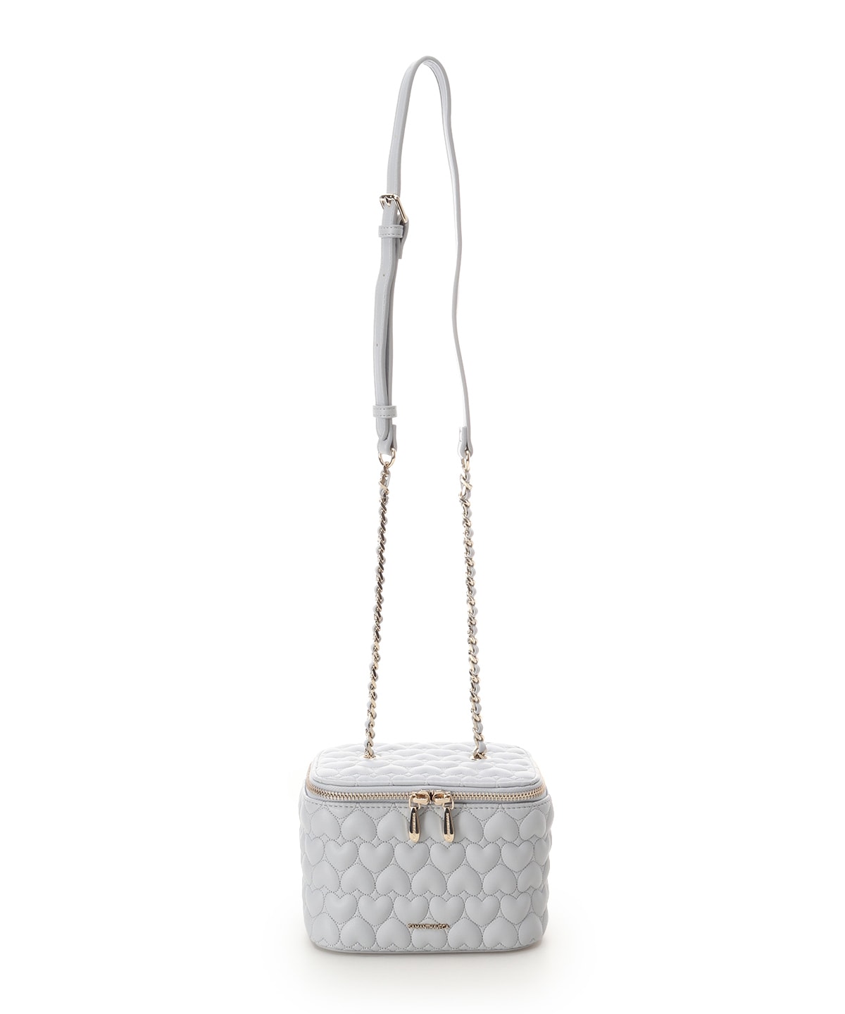 SAMANTHAVEGA Eternal Heart Quilted Vanity Bag  Trendy Crossbody with Cute Puffy Hearts