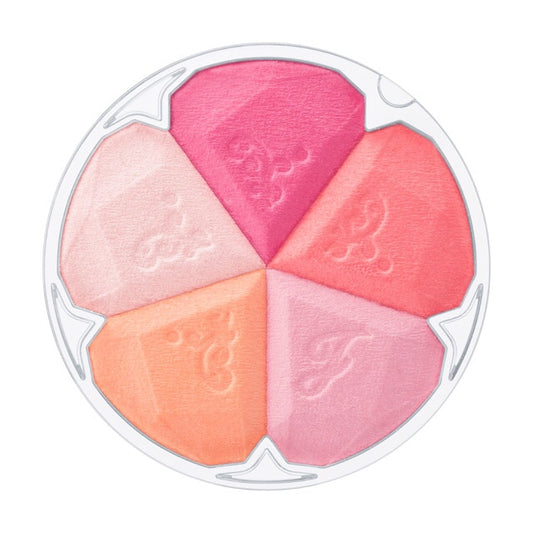 JILL STUART Bloom Mix Blush Compact | 5-Color Cheek Palette with Radiant Glow
