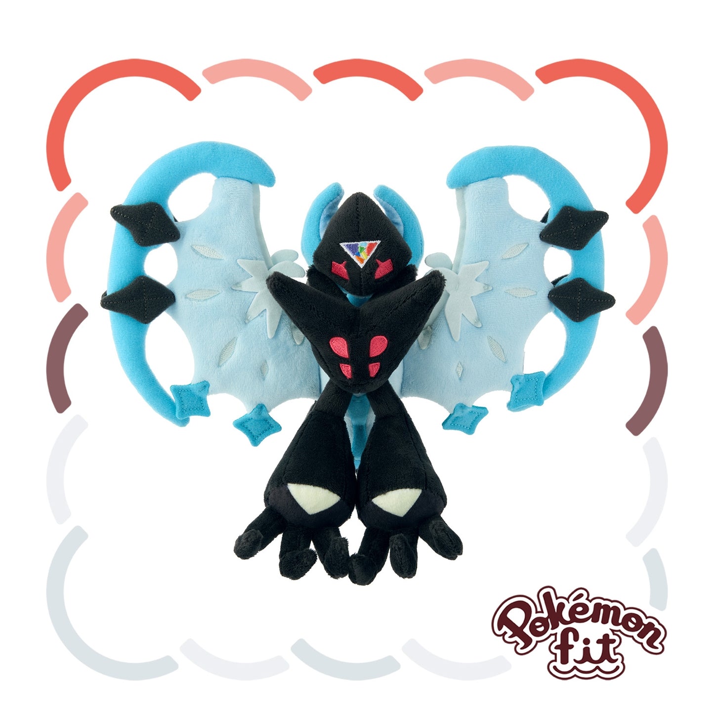 Pokémon Fit Plush – Necrozma (Dawn Wings Form) – Alola Region Legendary
