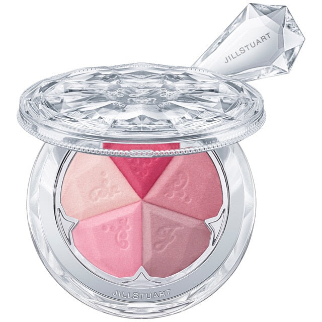 JILL STUART Bloom Mix Blush Compact | 5-Color Cheek Palette with Radiant Glow