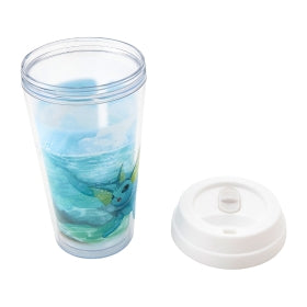 Pokémon Tumbler “Invisible to Me” Vaporeon | 420ml Clear Lid Cup | Limited 2025 Pokémon Collection