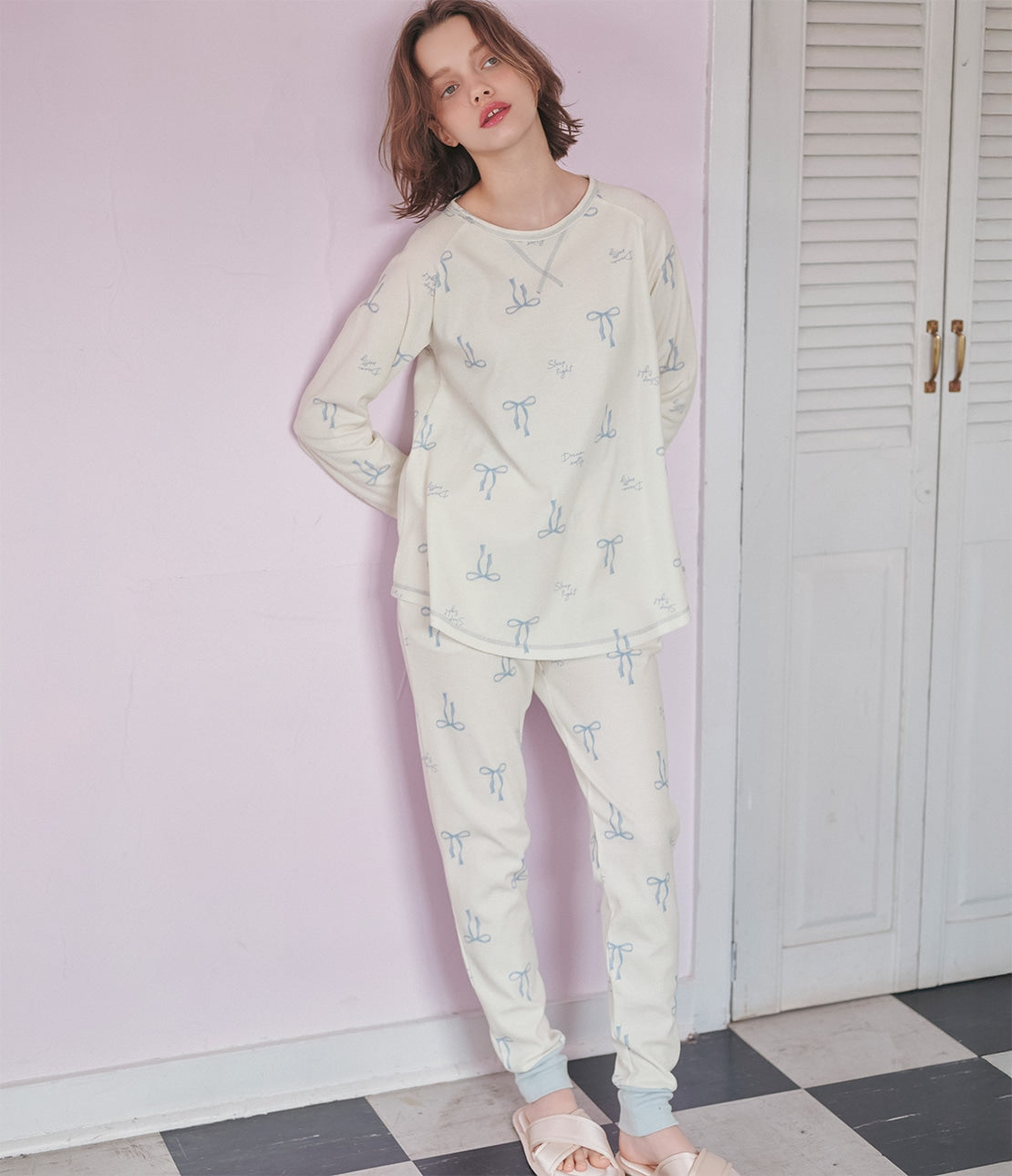 Thermal HARA-Maki Waffle Pajamas | Cotton Blend with Tummy Warmer for Cozy Nights