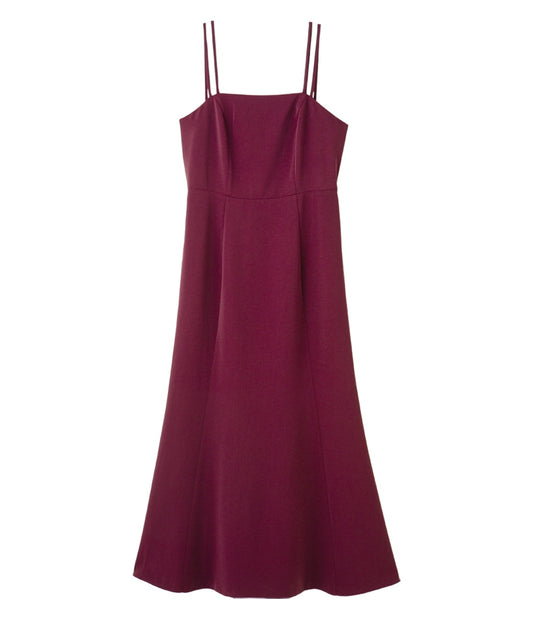 Double Strap Camisole Dress  Elegant Mermaid Silhouette with Convertible Straps