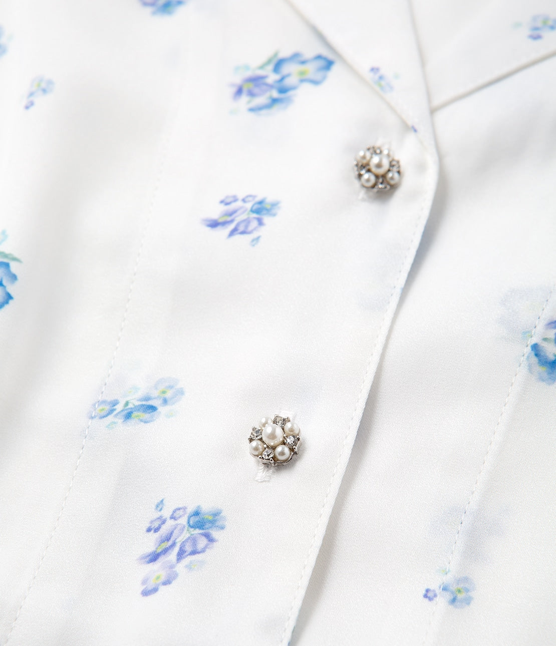 Confetti Satin Pajamas  KUNIKA Collaboration  Sweet-Inspired Romantic Loungewear