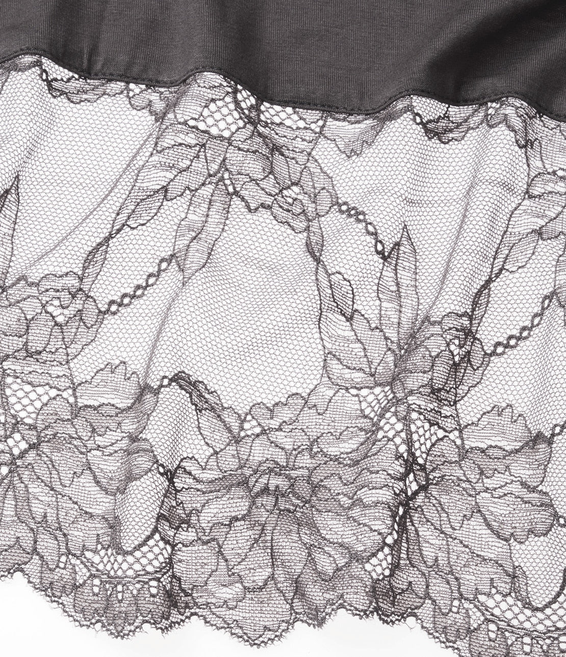 Bloom Lace Shirt Pajamas  Wide Lace & Silky Rayon Comfort