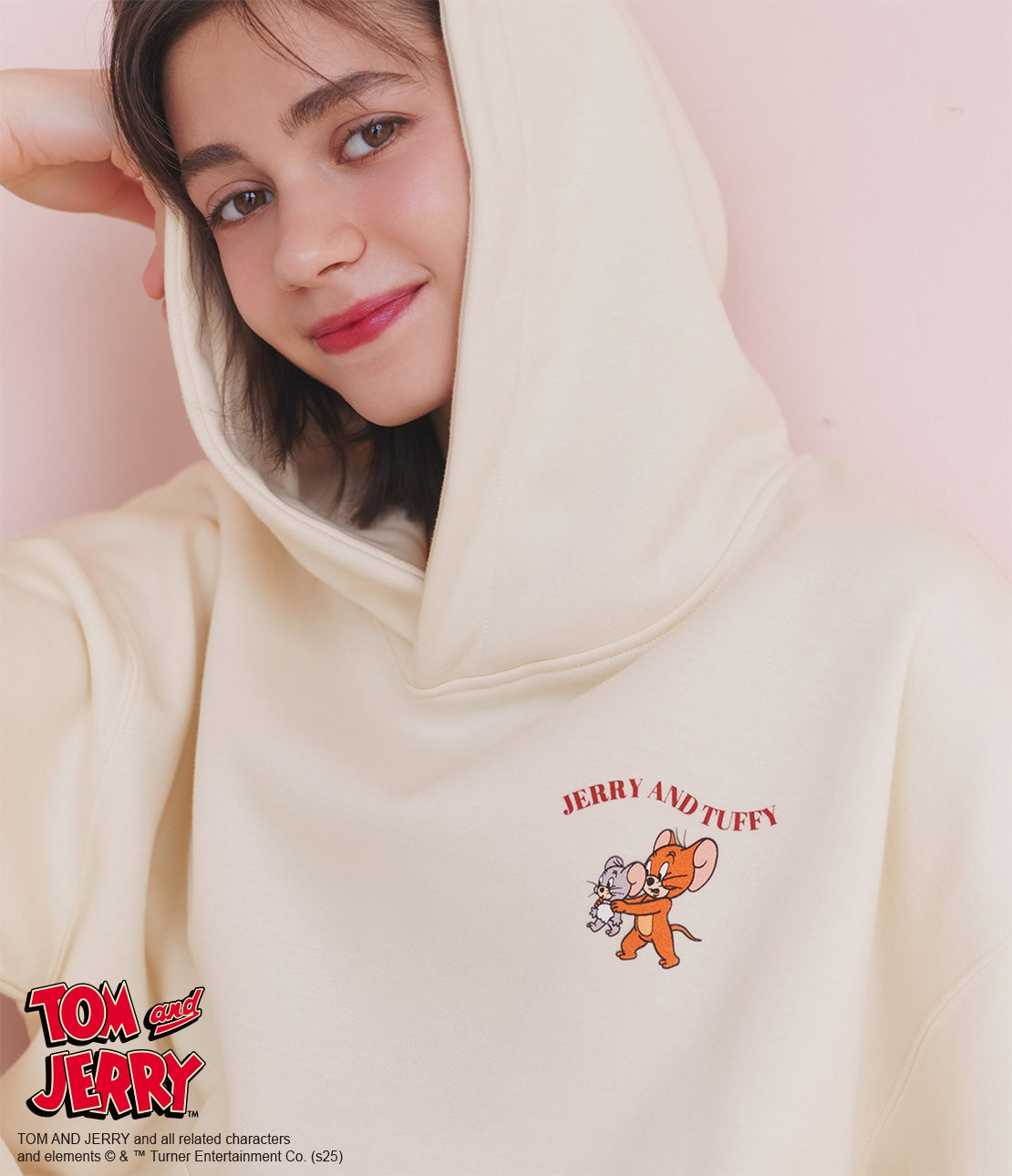 Jerry & Tuffy Hoodie Pajama Sweat Set | Tom & Jerry Collaboration Loungewear