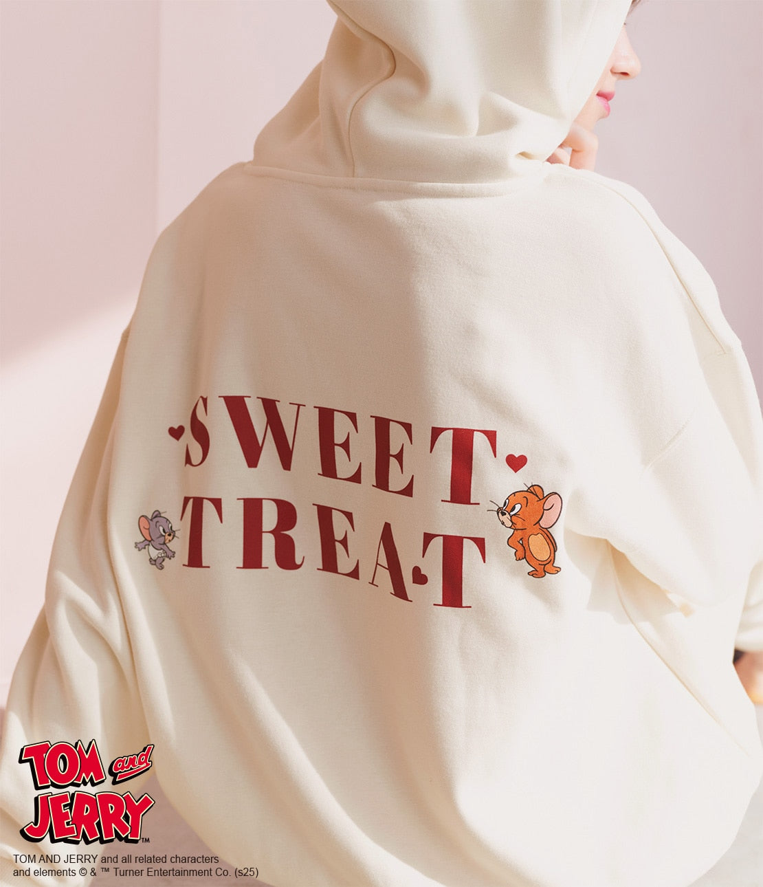Jerry & Tuffy Hoodie Pajama Sweat Set | Tom & Jerry Collaboration Loungewear