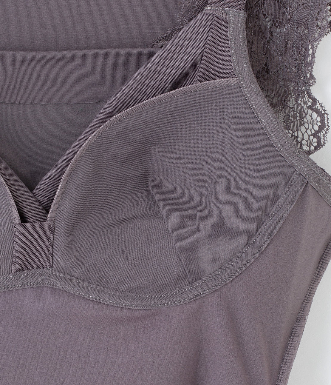 Night Bra Built-In Lounge Dress | Elegant Jersey One-Piece with Bust Support