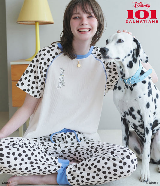 Disney 101 Dalmatians Pajama Set  Cotton-Blend Waffle Knit Loungewear