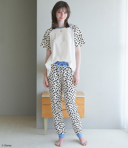 Disney 101 Dalmatians Pajama Set  Cotton-Blend Waffle Knit Loungewear