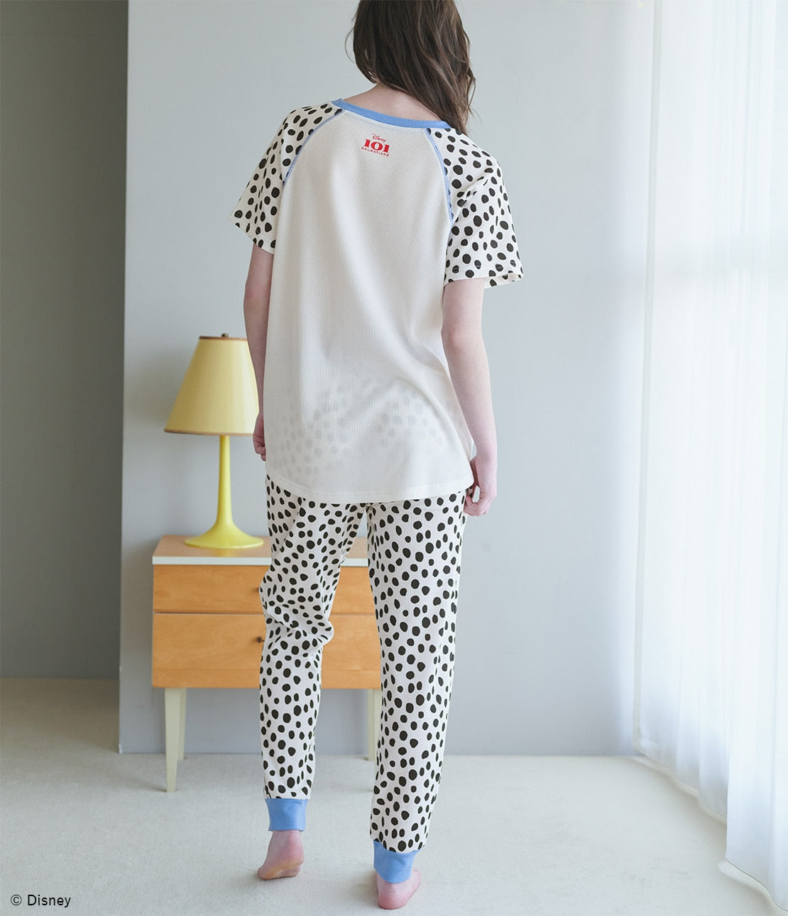 Disney 101 Dalmatians Pajama Set  Cotton-Blend Waffle Knit Loungewear