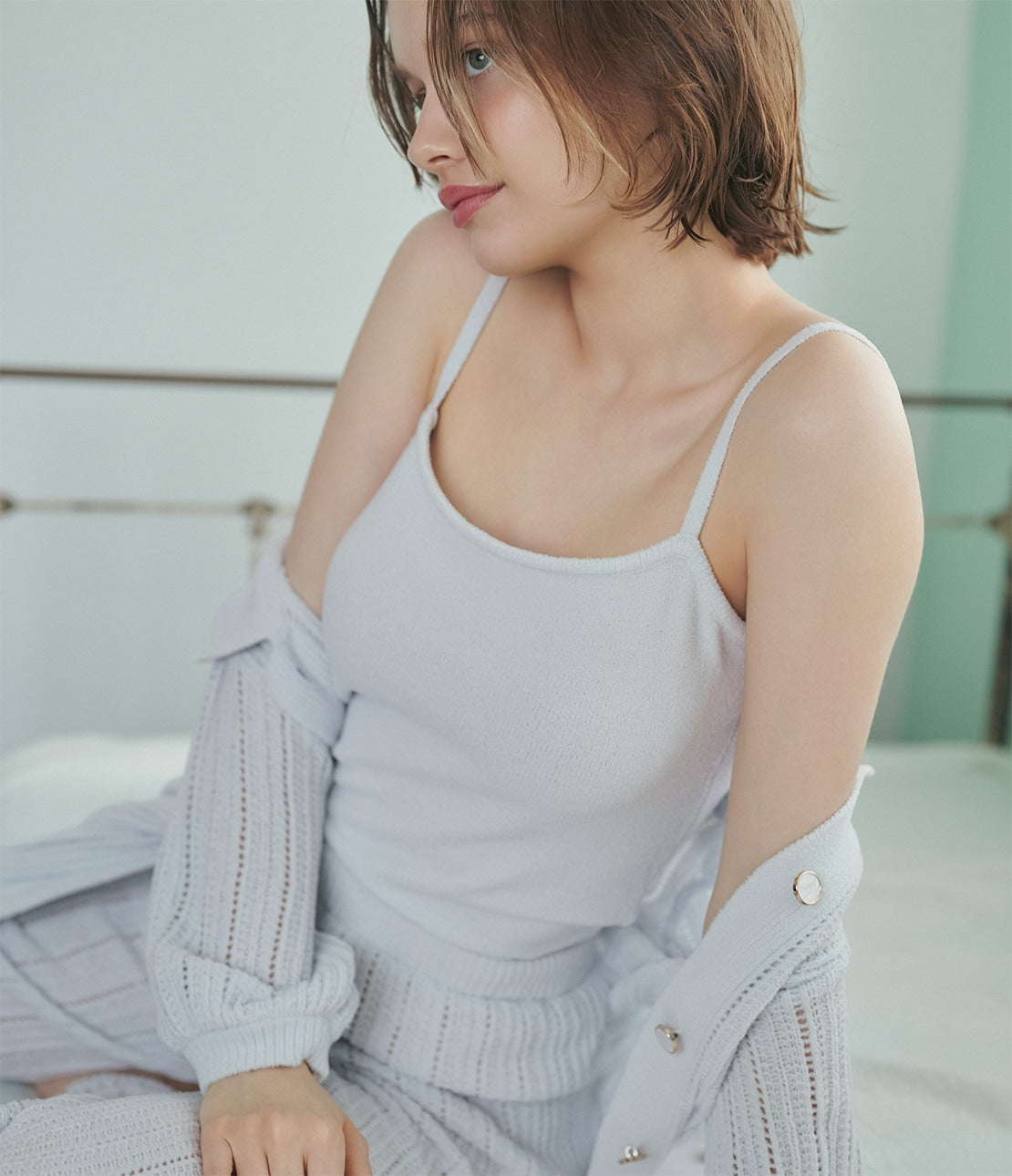 Whiply Open-Knit 3-Piece Pajama Set | Soft & Stylish Roomwear