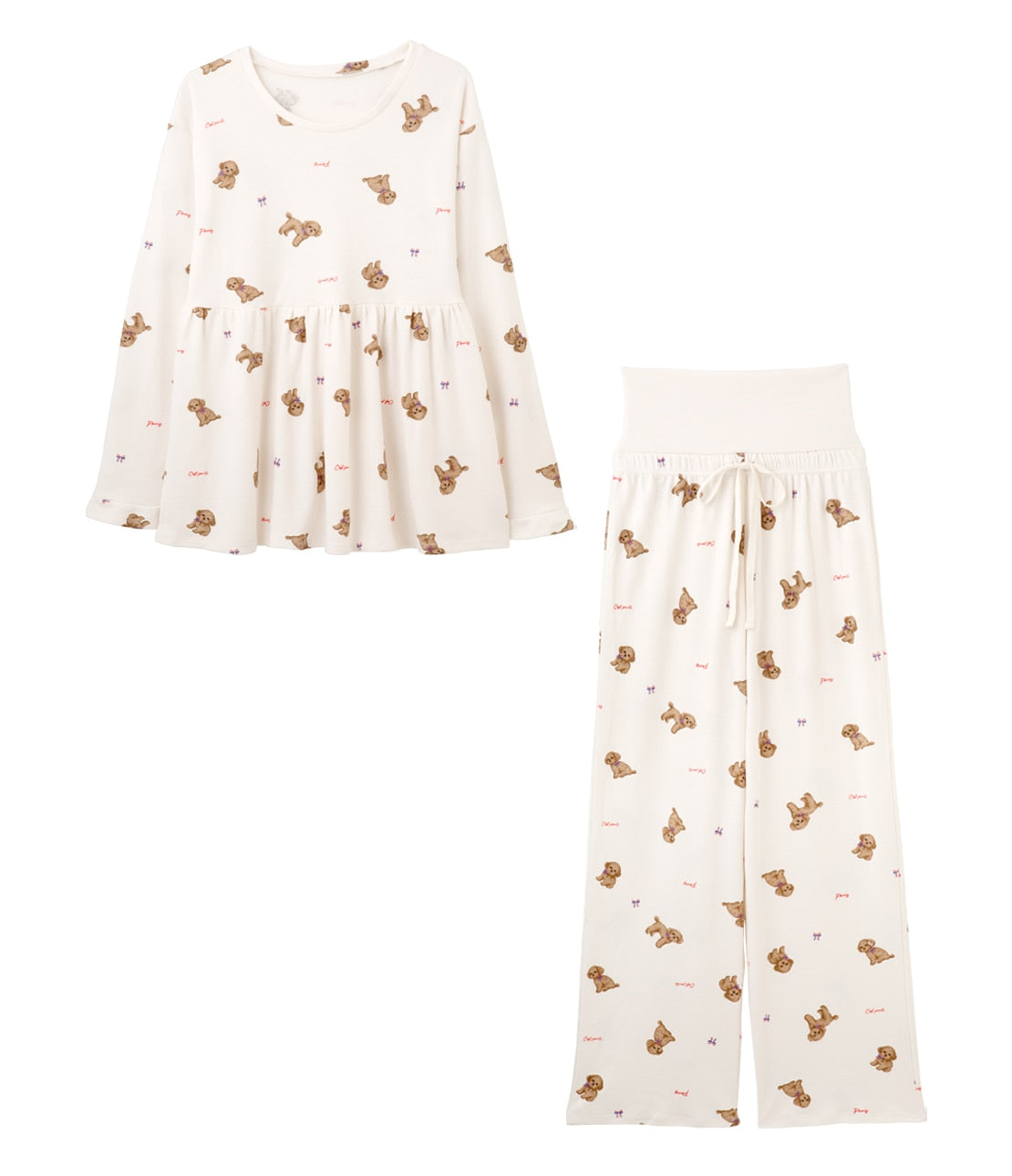 Good Sleepy HARA-Maki Pajamas | Cotton Blend with Tummy Warmer & Peplum Design