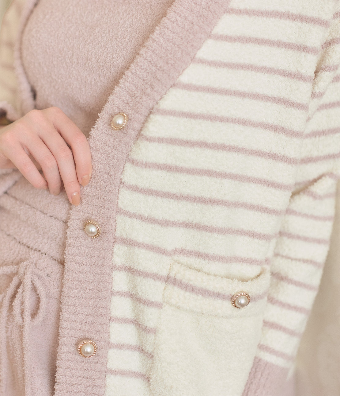 Whiply 3-Piece Knit Pajama Set  Parisian-Style Cardigan, Camisole & Shorts