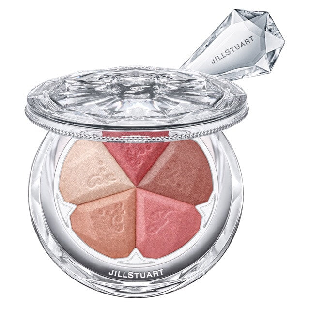 JILL STUART Bloom Mix Blush Compact | 5-Color Cheek Palette with Radiant Glow