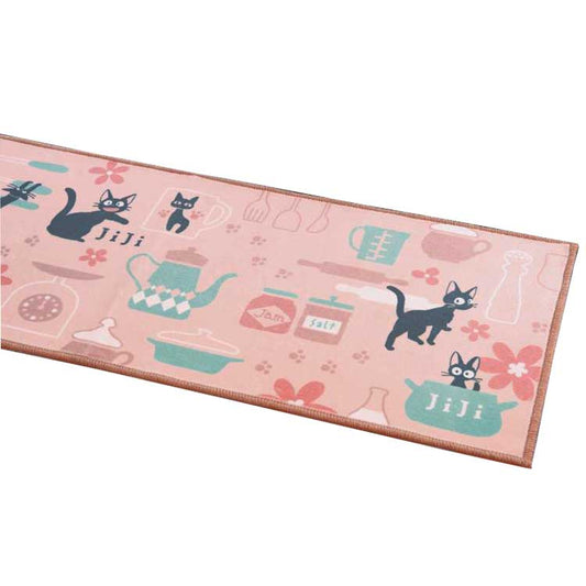 Official Kiki's Delivery Service Jiji's Kitchen Adventure Long Mat - 120cm (100% Polyester Non-Slip Mat)
