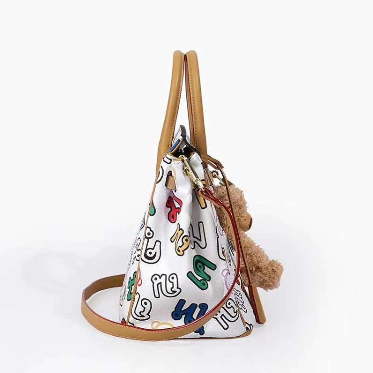 EYE THEME Bear Handbag - Adorable 2-Way Statement Piece with Shoulder Strap