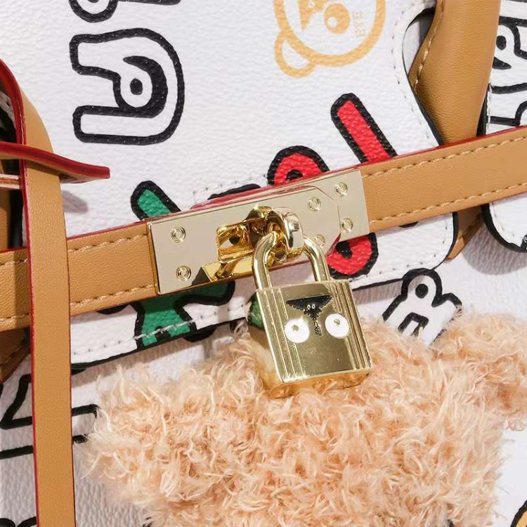 EYE THEME Bear Handbag - Adorable 2-Way Statement Piece with Shoulder Strap