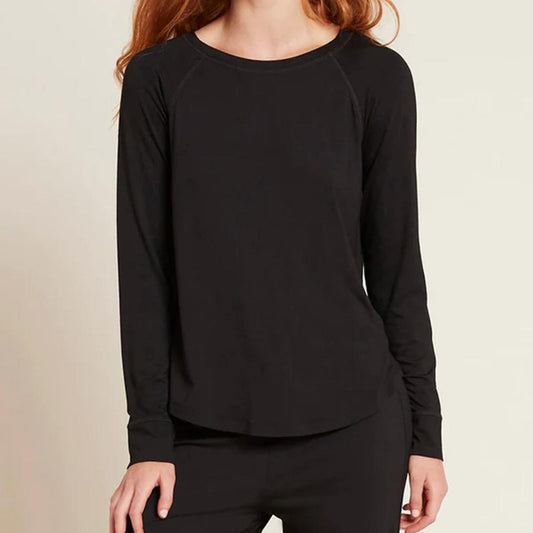BOODY Good Night Raglan Sleep Top – Bamboo-Rayon Relaxed Nightwear