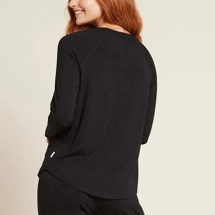 BOODY Good Night Raglan Sleep Top – Bamboo-Rayon Relaxed Nightwear