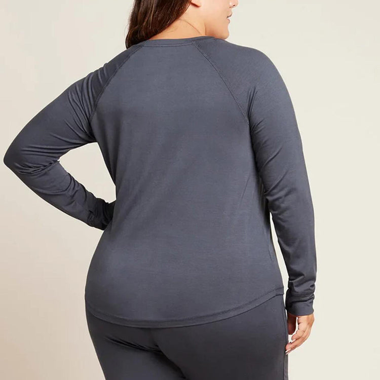 BOODY Good Night Raglan Sleep Top – Bamboo-Rayon Relaxed Nightwear