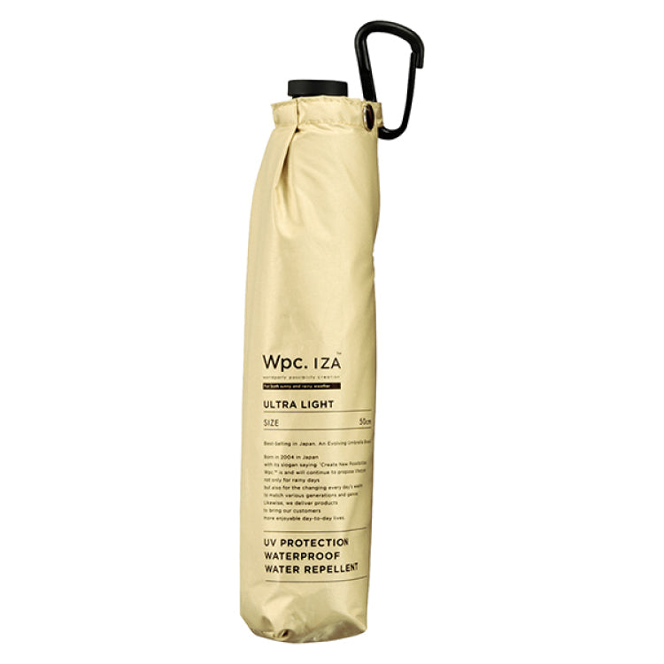 【WPC】IZA Ultra Light Men’s Folding Parasol | 128g Super Lightweight | 100% UV & Rain Protection