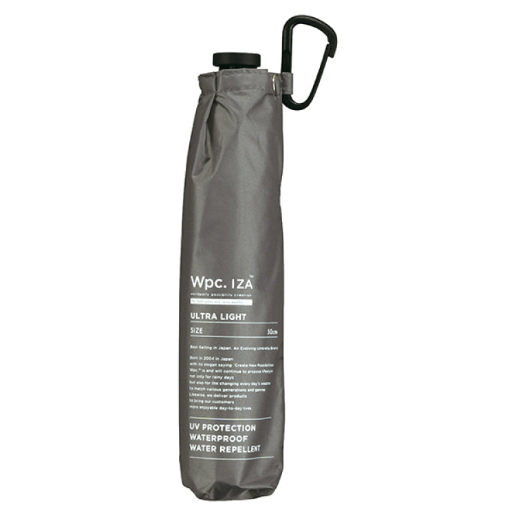 【WPC】IZA Ultra Light Men’s Folding Parasol | 128g Super Lightweight | 100% UV & Rain Protection