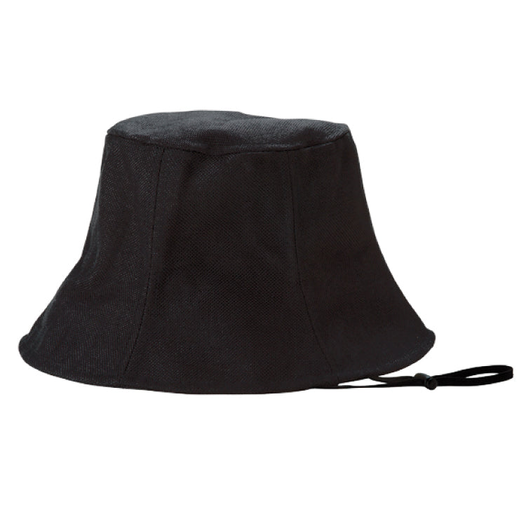 WPC UV Bucket Hat – Wearable Sun Umbrella in Beige & Black (UPF 50+)