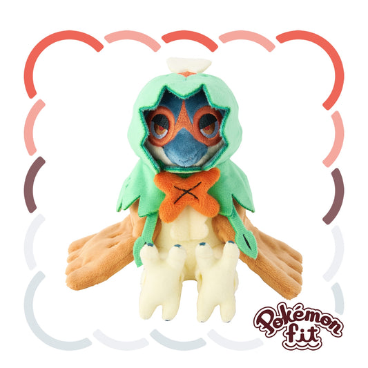 Pokémon Fit Plush - Decidueye (ジュナイパー) Archer Owl Collectible
