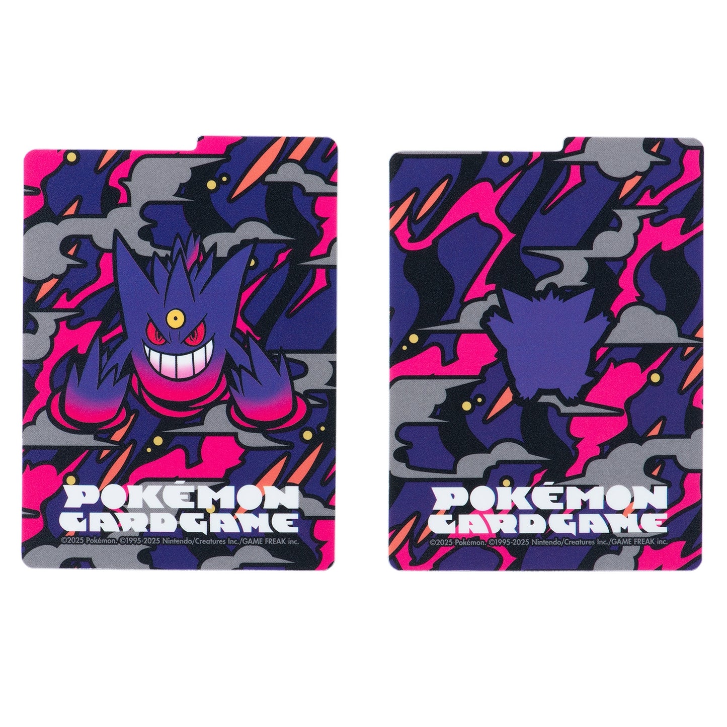 Pokémon TCG Flip Deck Case – Mega Gengar | Glossy Black Design