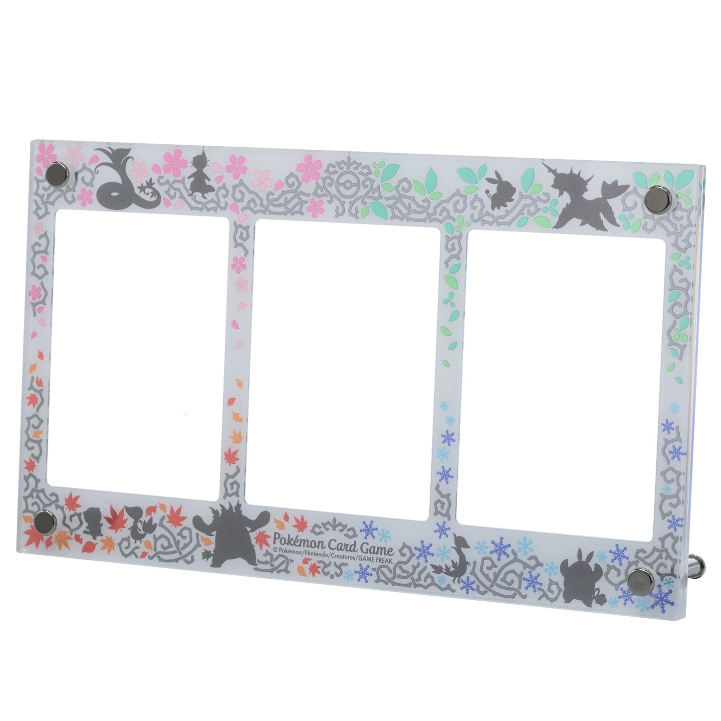 Pokémon TCG Triple Display Frame “Evolution Path: Serperior, Emboar & Samurott” | Premium Acrylic Card Frame