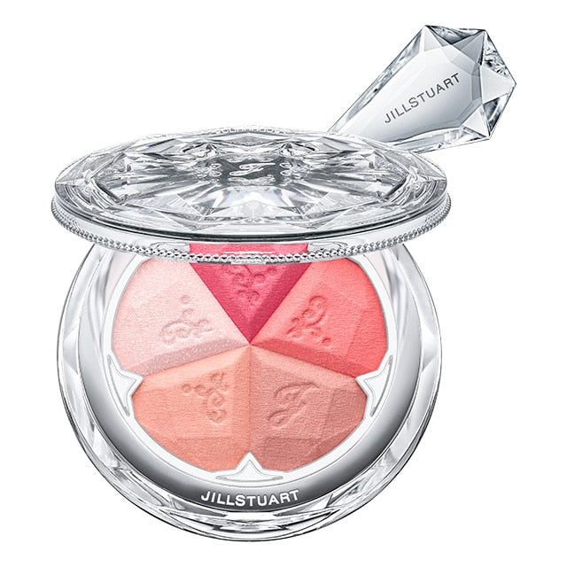 JILL STUART Bloom Mix Blush Compact | 5-Color Cheek Palette with Radiant Glow