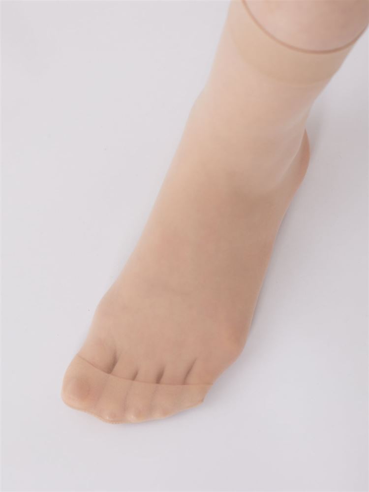 Premium “Bare Skin Foundation Feel” Run-Resistant Crew-Length Stockings | UV Protection & Anti-Odor | Made in Japan
