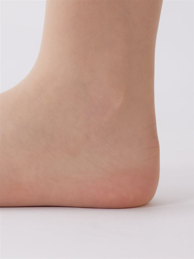 Premium “Bare Skin Foundation Feel” Run-Resistant High Socks | UV Protection & Anti-Odor