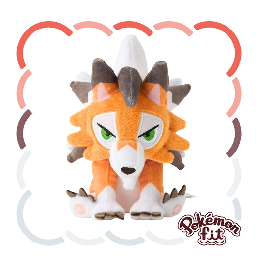 Pokémon Fit Plush - Dusk Form Lycanroc (ルガルガン たそがれの姿) Rare Evolution Collectible