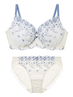 [Eternal Bra] Classical Émilie Bra & Panty Set (Minimizer Type)