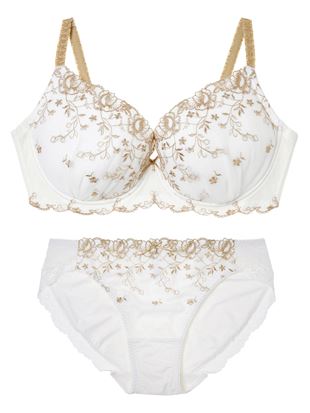 [Eternal Bra] Classical Émilie Bra & Panty Set (Minimizer Type)
