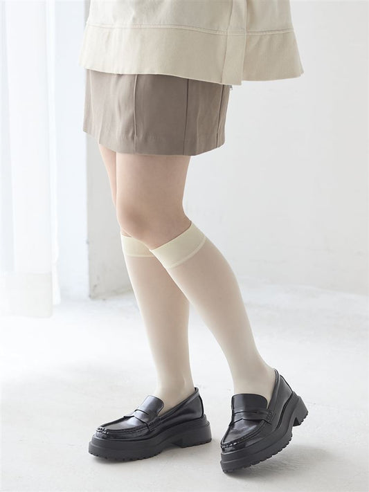 Run-Resistant 30 Denier Knee-High Socks | Sheer, Elegant & Comfortable Everyday Wear