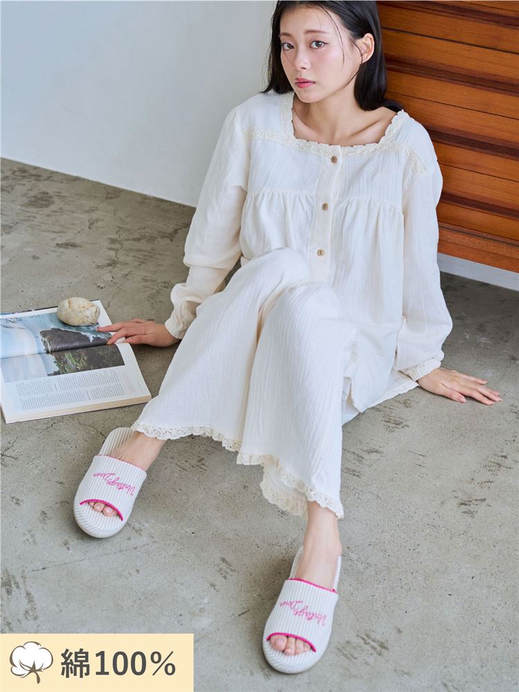 100% Cotton Soft Korean-Style Pajamas | Double Gauze Comfort & Cute Boutique Design