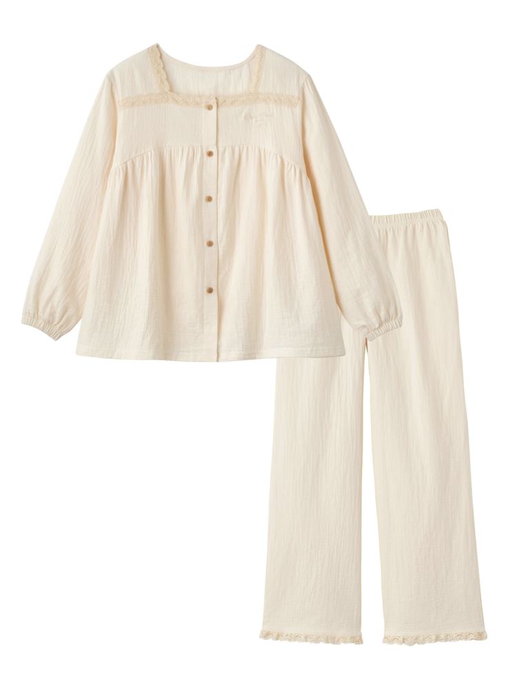 100% Cotton Soft Korean-Style Pajamas | Double Gauze Comfort & Cute Boutique Design