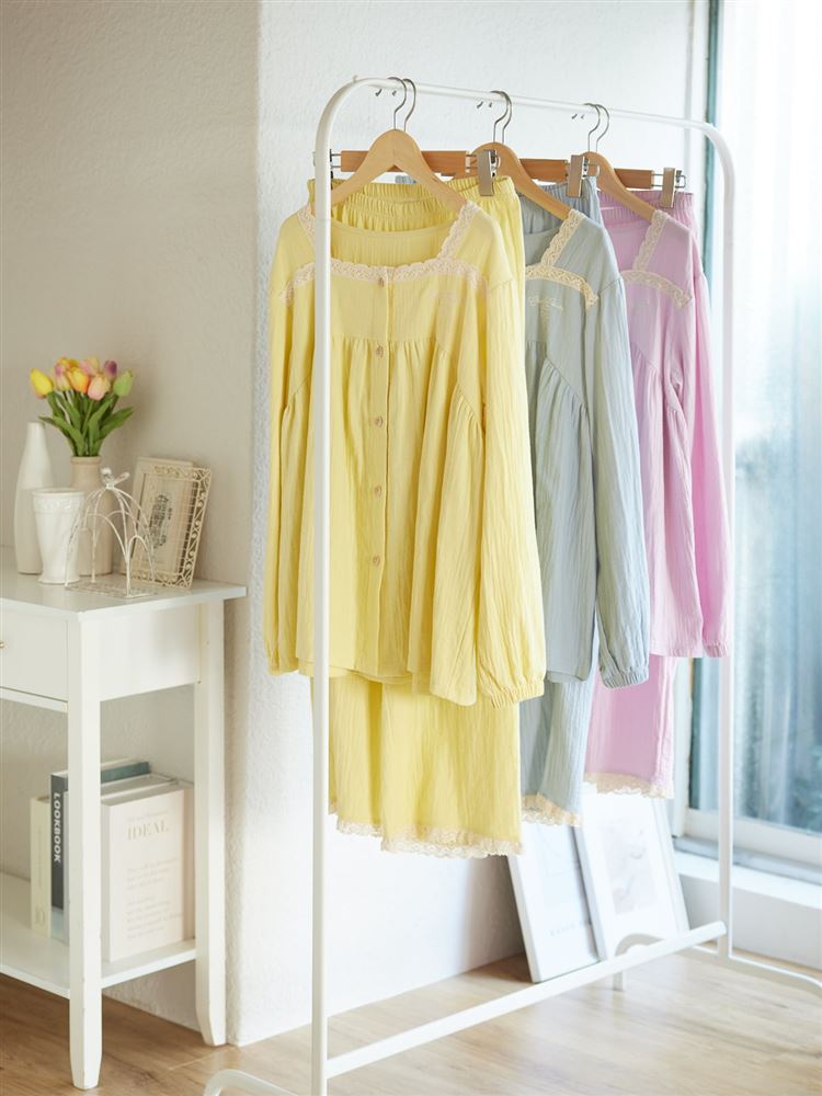 100% Cotton Soft Korean-Style Pajamas | Double Gauze Comfort & Cute Boutique Design