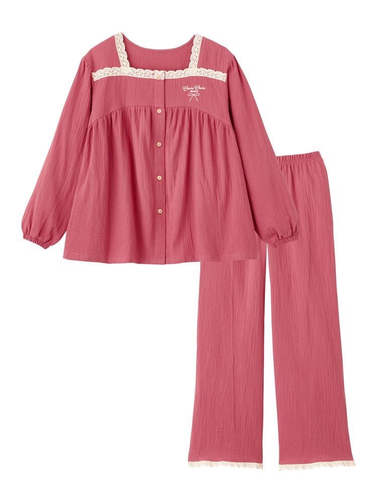 100% Cotton Soft Korean-Style Pajamas | Double Gauze Comfort & Cute Boutique Design