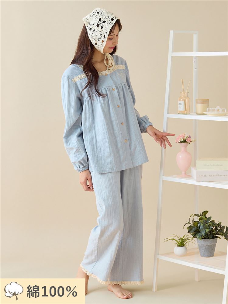 100% Cotton Soft Korean-Style Pajamas | Double Gauze Comfort & Cute Boutique Design