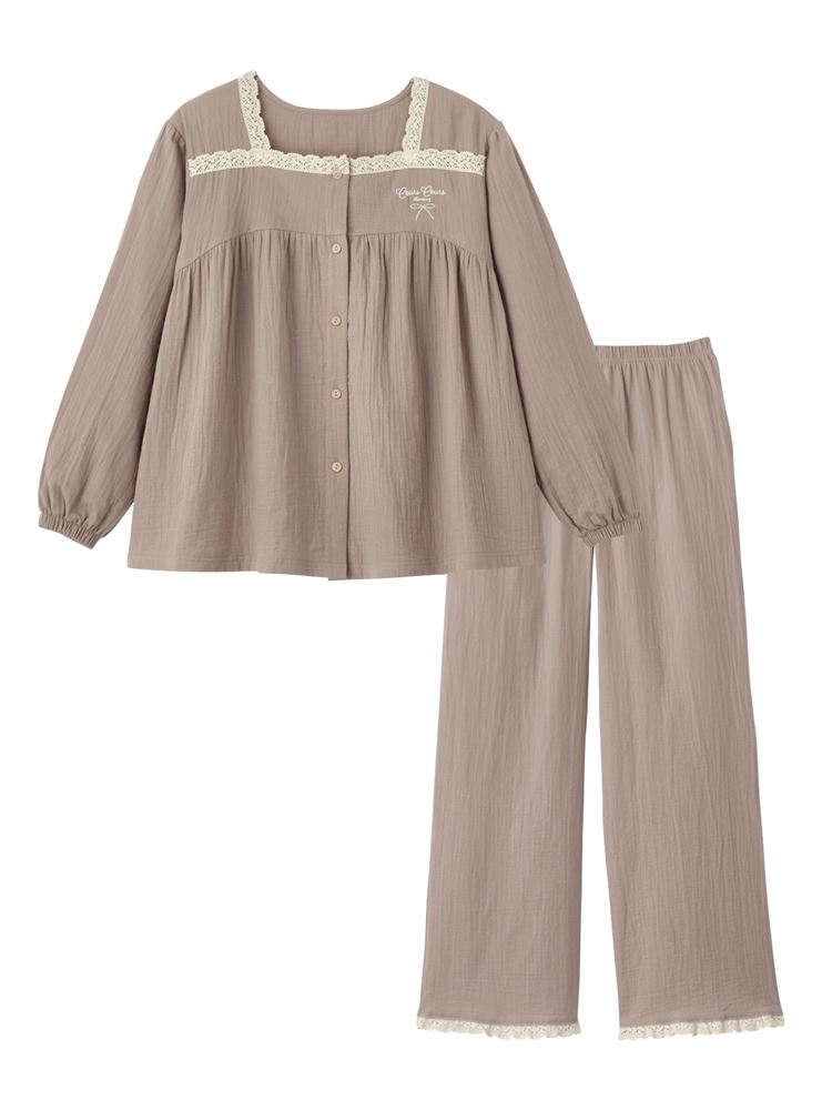 100% Cotton Soft Korean-Style Pajamas | Double Gauze Comfort & Cute Boutique Design
