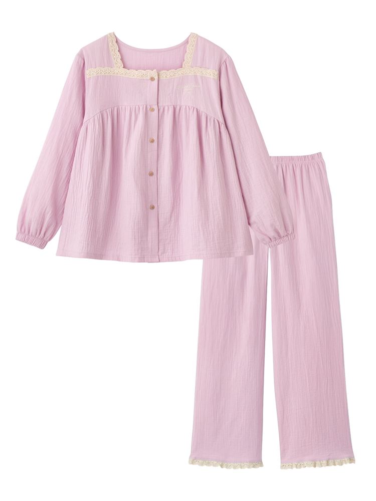 100% Cotton Soft Korean-Style Pajamas | Double Gauze Comfort & Cute Boutique Design