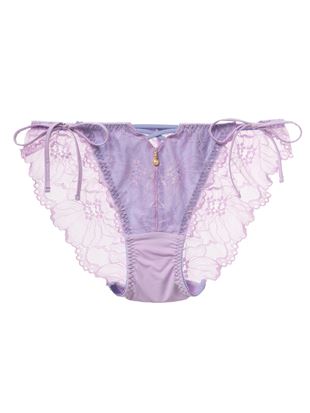 [Tokumori Bra Series] Charmant Noir Ribbon Thong – Adjustable Fit with Elegant Lace