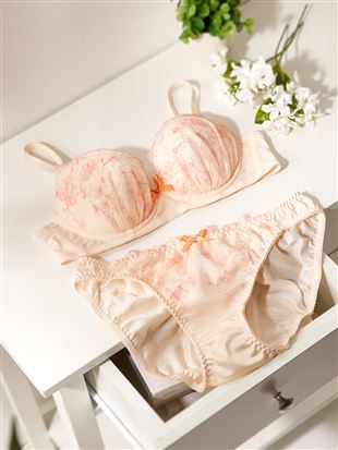 Brimavera Bra & Panty Set – Floral Embroidery, Removable Straps & Everyday Elegance