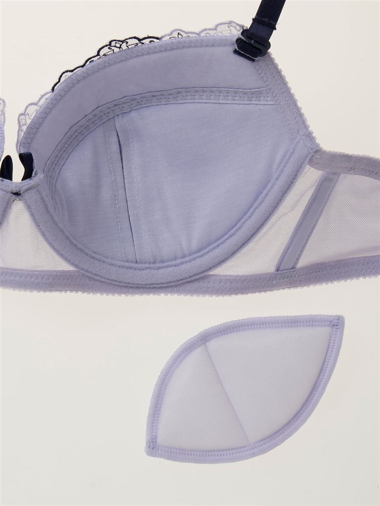 Brimavera Bra & Panty Set – Floral Embroidery, Removable Straps & Everyday Elegance