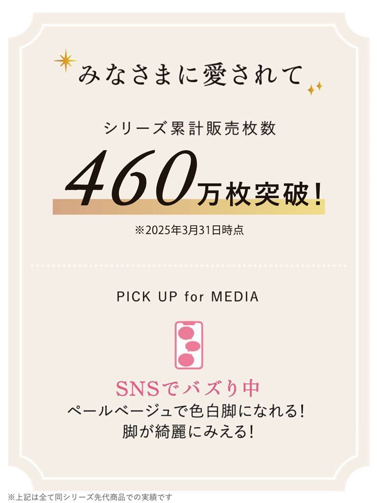 Premium “Bare Skin Foundation Feel” Run-Resistant Sheer Stockings | 5-Pair Pack | Made in Japan