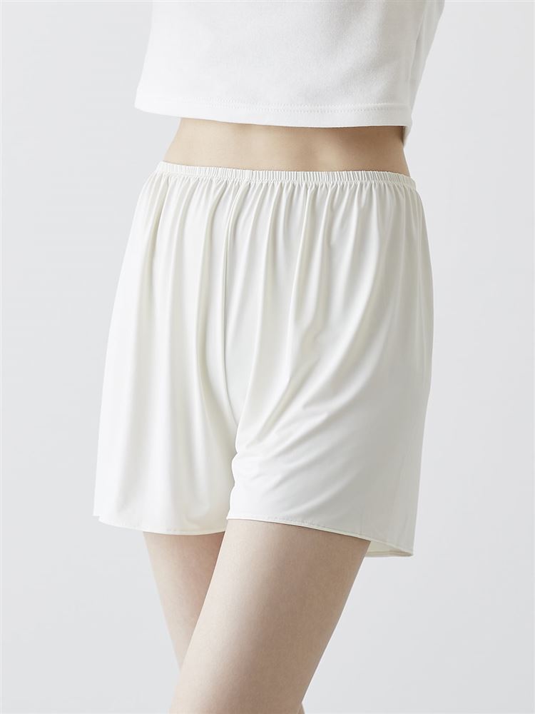 Anti-Sheer Culotte Slip Shorts 3-Inch Length | Quick-Dry, Anti-Static & Smooth Feel